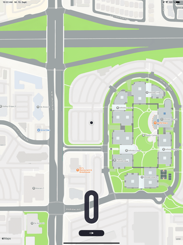 Bright mode on Apple iPad (4:3)