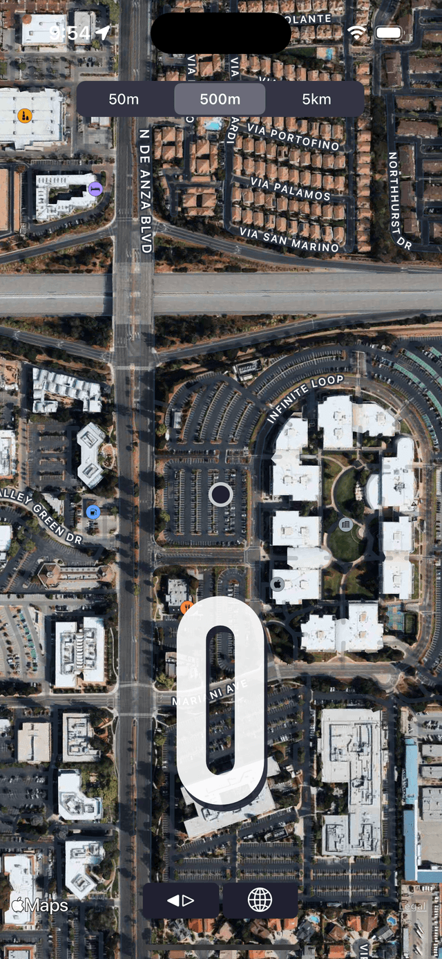 (Hybrid) satellite map